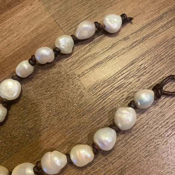 Freshwater Pearl Fringe Choker - Picture 3 of 4